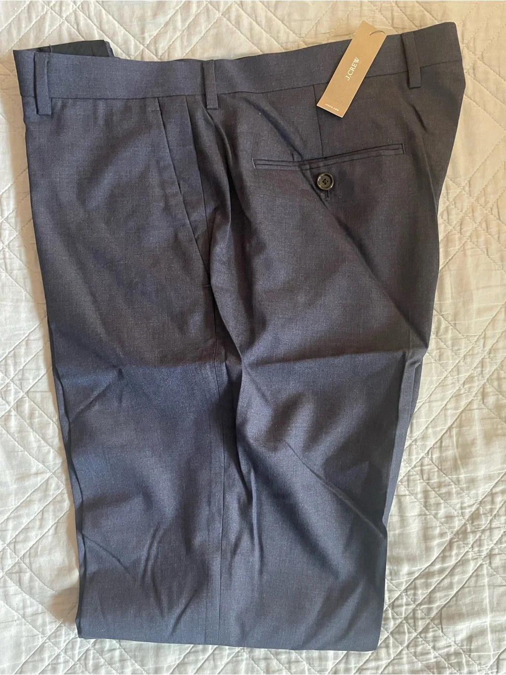 J. CREW Ludlow Slim-fit suit pant in Italian wool Deep Paci Size 34 $250 43966